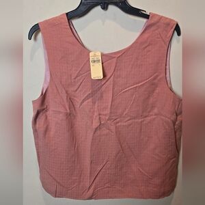 Tommy Bahama Women's Pineapple Wedge Shell Sleeveless Pink Top NWT